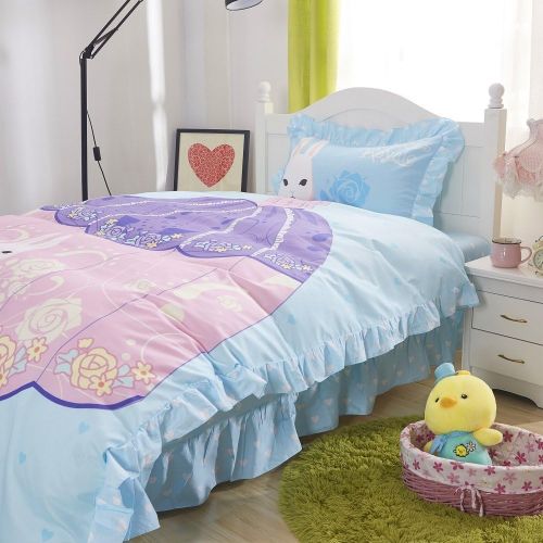  MZPRIDE Ballerina Dress Design Bedding Set Fairy Girls Bedding Set Full