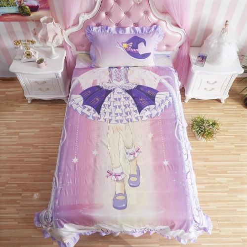  MZPRIDE Ballerina Dress Design Bedding Set Fairy Girls Bedding Set Full