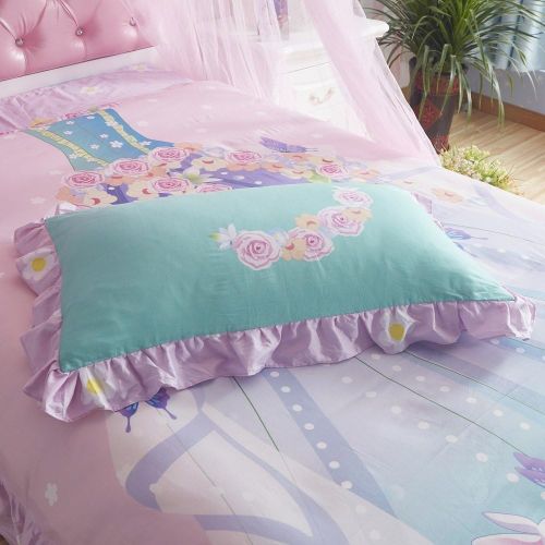  MZPRIDE Ballerina Dress Design Bedding Set Fairy Girls Bedding Set Full