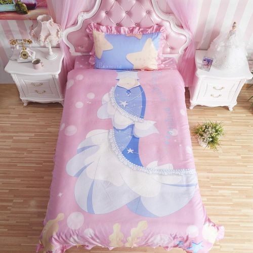  MZPRIDE Ballerina Dress Design Bedding Set Fairy Girls Bedding Set Full