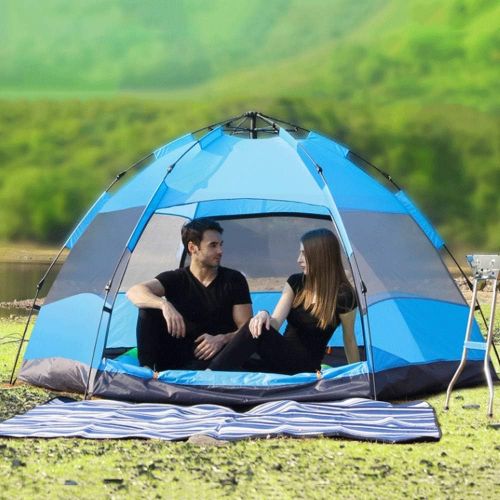  MZXUN Lightweight Automatic Portable Tent Water Repellent Sun Shelter Compatible with Outdoor Indoor Family Camping Picnic Beach 270 270 150 cm
