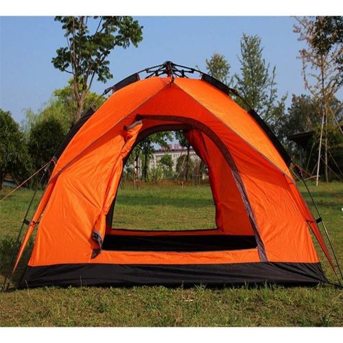  MZXUN Outdoor Tent Compatible with 3-4 People Camping, Double Double Rainproof Camping Family Outing Shelter 213 * 213 * 320cm