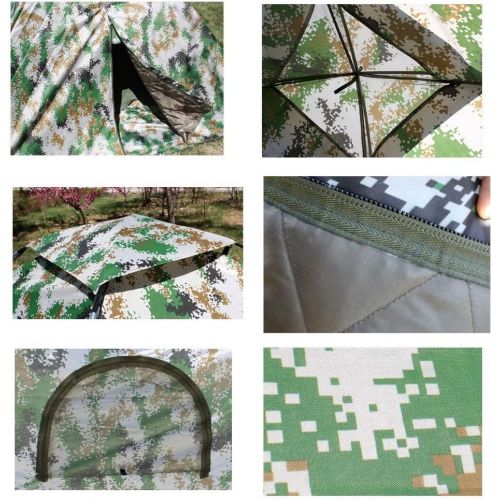  MZXUN Digital Camouflage Cotton Tent Four Seasons Digital Camouflage Tent Thick Cotton Camouflage Outdoor Camping Tent Four Seasons (Color : 3926909090)
