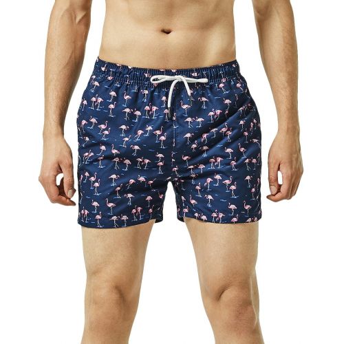  MaaMgic Mens Quick Dry Printed Short Swim Trunks with Mesh Lining Swimwear Bathing Suits