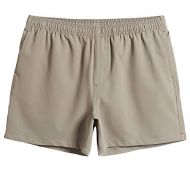 MaaMgic Mens 5.5 Classic-fit 4 Way Stretch Casual Shorts with Elastic Waist Drawstring Quick Dry