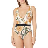 Maaji Women's Standard V-Plunge One Piece Without Soft Cups