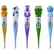 Mabis Zoo Temp Thermometer - Set Of 5 Characters