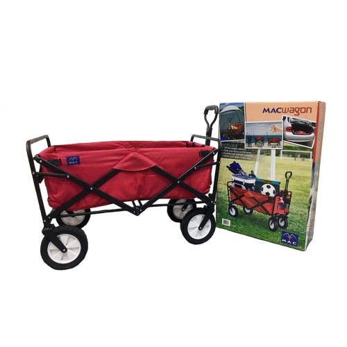  Mac Sports Collapsible Folding Outdoor Utility Wagon, Blue