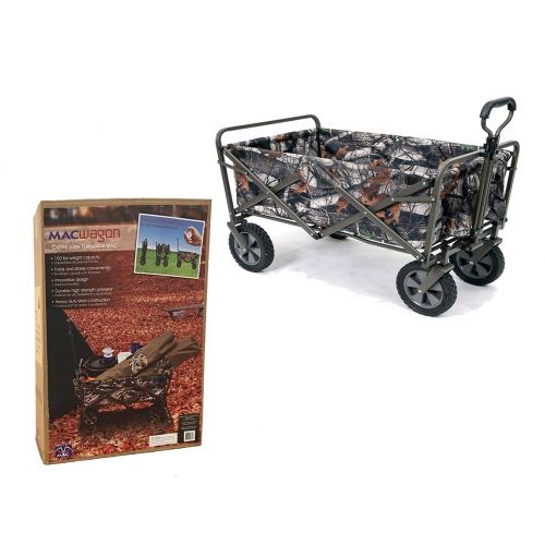  Mac Sports Collapsible Folding Outdoor Utility Wagon, Blue