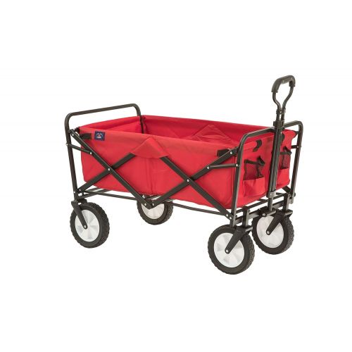  Mac Sports Collapsible Folding Outdoor Utility Wagon, Blue