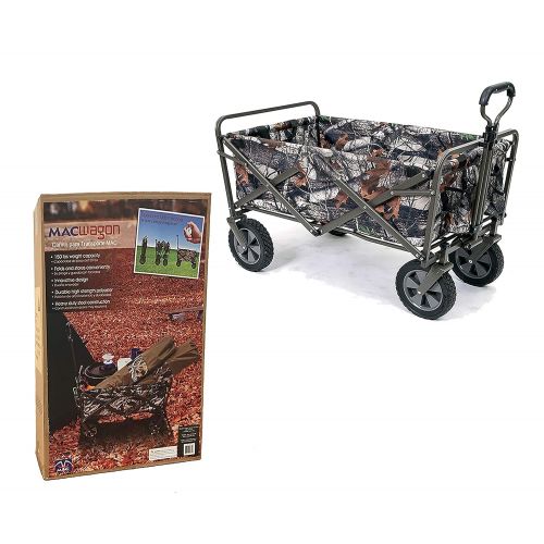  Mac Sports Collapsible Folding Outdoor Utility Wagon, Blue