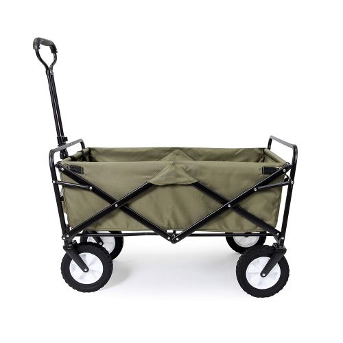  Mac Sports Collapsible Folding Outdoor Utility Wagon, Blue