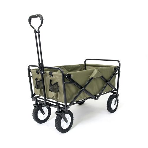  Mac Sports Collapsible Folding Outdoor Utility Wagon, Blue