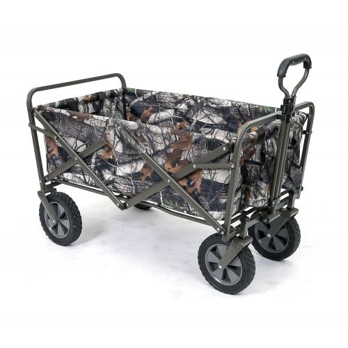 Mac Sports Collapsible Folding Outdoor Utility Wagon, Blue