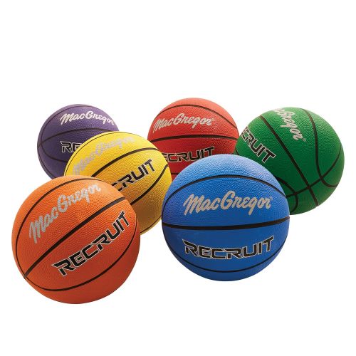  MacGregor Recruit 22 in. IndoorOutdoor Basketball, Set of 6