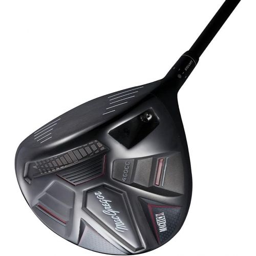  Macgregor Golf Mens MACDRIVER110 Mactec X Adjustable Titantium Head Golf Driver Club, Black, Stiff Shaft