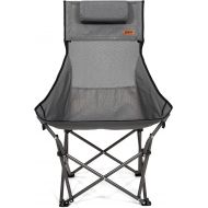 MacSports XP High Back Rocking Folding Camping Chair with Headrest - Lightweight Camping Chair Supports up to 225 LBs with Included Carrying Bag