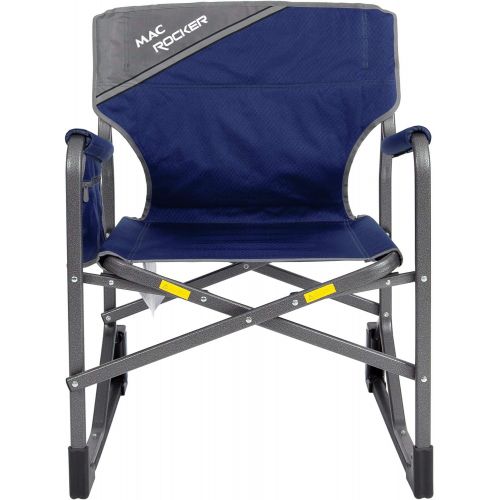  MacSports MacRocker Outdoor Foldable Rocking Chair Portable Rocking Chairs for Adults, Collapsible, Springless Guards for Camping Fishing Backyard Weight Capacity up to 225 lbs