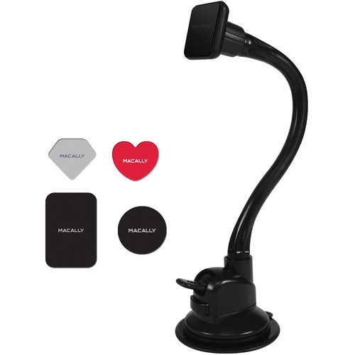  Macally Magnetic Car Suction Mount for Smartphones