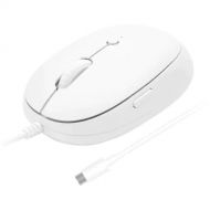 Macally USB-C Mouse for Mac with Back Button (White)