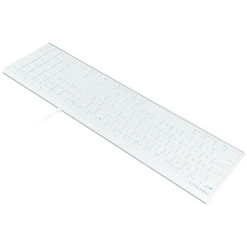  Macally ACEKEY Ultra-Slim, Full-Size USB Keyboard (Mac/Windows)