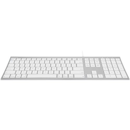  Macally Ultra Slim USB Wired Keyboard (Aluminum)