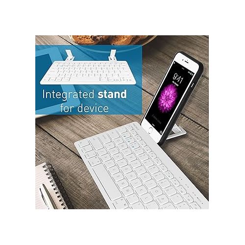  Macally Small Bluetooth Wireless Keyboard for Mac and a Ergonomic Laptop Stand, College Student Essentials