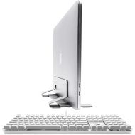 Macally Backlit Mechanical Keyboard for Mac and a Vertical Laptop Stand for Your Desk, Classic Simplistic Mac Aesthetic