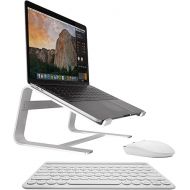 Macally Compact Bluetooth Keyboard, Comfortable Bluetooth Mouse, and an Ergonomic Laptop Stand, The Perfect Setup