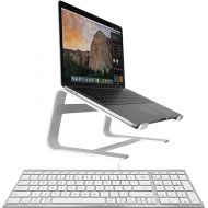 Macally Small Wired Keyboard and an Ergonomic Laptop Stand, Upgrade Your Workspace