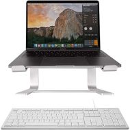 Macally Wired Mac Keyboard and an Aluminum Ergonomic Laptop Stand, Apple Must Haves