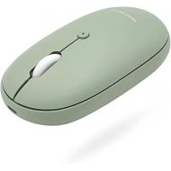 Macally Wireless Bluetooth Mouse - Strong Connection - Quiet, Comfortable, Rechargeable Mouse for MacBook Air/Pro, Mac, iMac, Apple iPad - Wireless Mouse for Laptop, Windows PC Desktop