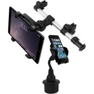 Macally Car Headrest Tablet Mount and Car Cup Holder Phone Mount, Ultimate Car Accessories