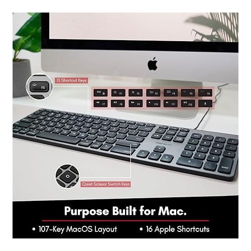  Macally Backlit Keyboard and a 1080P Webcam, Made for You