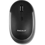 Macally Wireless Bluetooth Mouse for Mac, MacBook Pro/Air, iPad, and PC - Comfortable and Quiet Wireless Mouse - Compatible Wireless Apple Mouse - Laptop Mouse Bluetooth