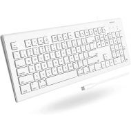 Macally USB C Keyboard | Mac Keyboard | Wired Keyboard (Plug and Play) Budget Compatible Apple Keyboard for MacBook Pro/Air, iMac, Mac Mini/Pro