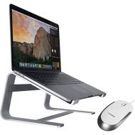 Macally Silent Wired Mouse and an Aluminum Ergonomic Laptop Stand, Essential Apple Accessories