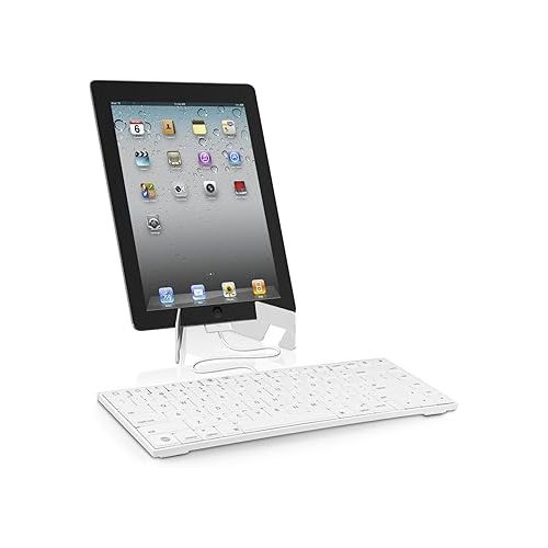  Macally 30 Pin Wired Keyboard for iPad 3/2/1, iPhone 4s/4/3G/3, and iPod Touch (iKey30)