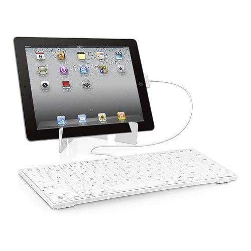  Macally 30 Pin Wired Keyboard for iPad 3/2/1, iPhone 4s/4/3G/3, and iPod Touch (iKey30)