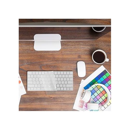  Macally Keyboard Cover Skin for Apple Wireless Magic Keyboard Ultra Thin Clear Soft TPU Type Dust Proof Protector