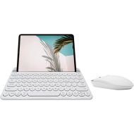 Macally Compact Bluetooth Keyboard and a Comfortable Bluetooth Mouse, Office Essentials