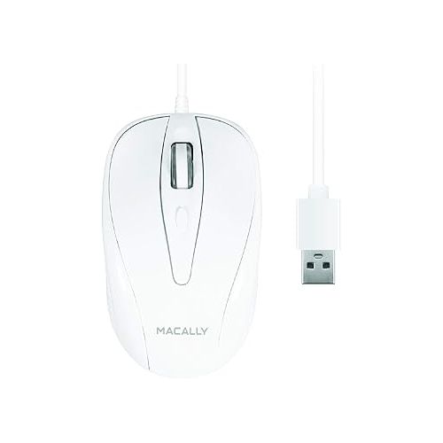  Macally Wired Mouse and an Ergonomic Laptop Stand, Relieve Pressure Off Your Body