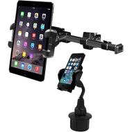 Macally Car Headrest Tablet Mount and a Cup Holder Phone Mount, Perfect Car Accessories
