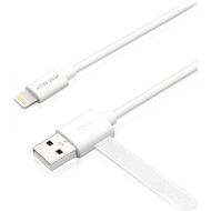 Macally [Apple MFI Certified] Lightning to USB Cable with Tangle Free Cable Management - 6 Feet - White