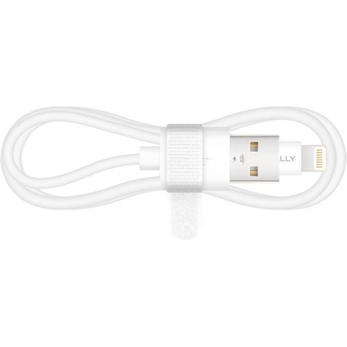 Macally [Apple MFI Certified] Lightning to USB Cable with Tangle Free Cable Management - 6 Feet - White