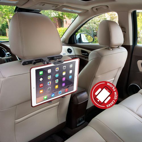  Macally Adjustable Car Seat Headrest Mount and Holder for Apple iPad Air / Mini, Samsung Galaxy Tab, Kindle Fire, Nintendo Switch, and 7 to 10 Tablets (HRMOUNT)