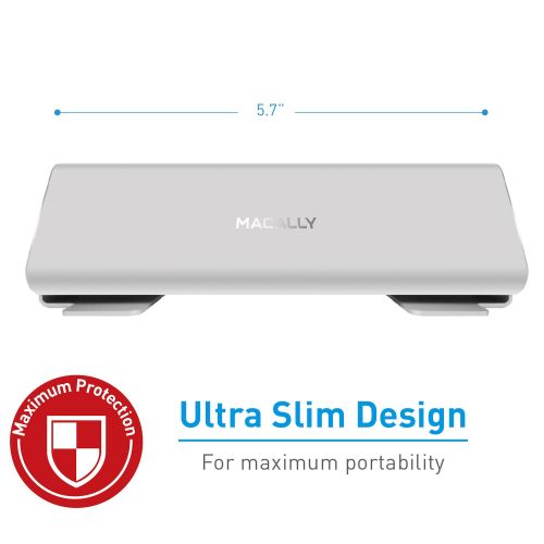  Macally Ultimate 9-Port Powered USB Hub & Charging Station | Universal High-Speed Data Transfer & Quick Charging Multiport USB Hub Charger | Smart IC Charging Technology & Aluminum