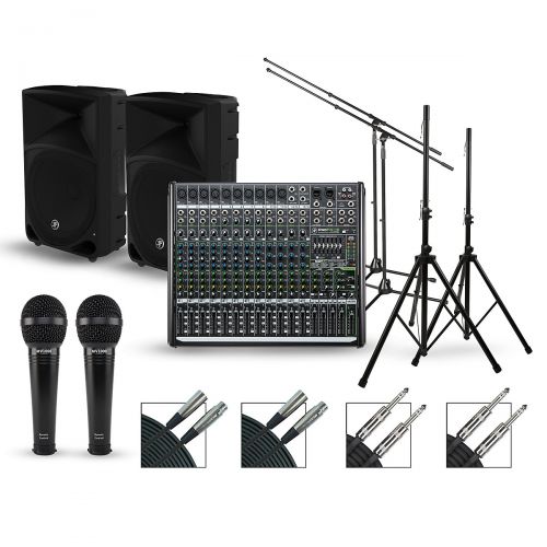  Mackie Complete PA Package with ProFX12v2 Mixer and Mackie Thump Speakers