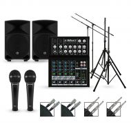 Mackie Complete PA Package with Mix8 8-channel Mixer and Thump Series Powered Speakers