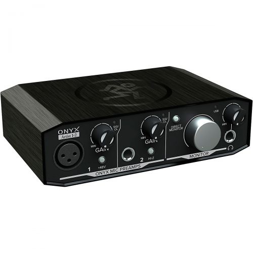  Mackie},description:This two-input audio interface offers an Onyx mic pre, a microphone preamp that has earned universal praise for its warmth and presence. It also features a Hi-Z